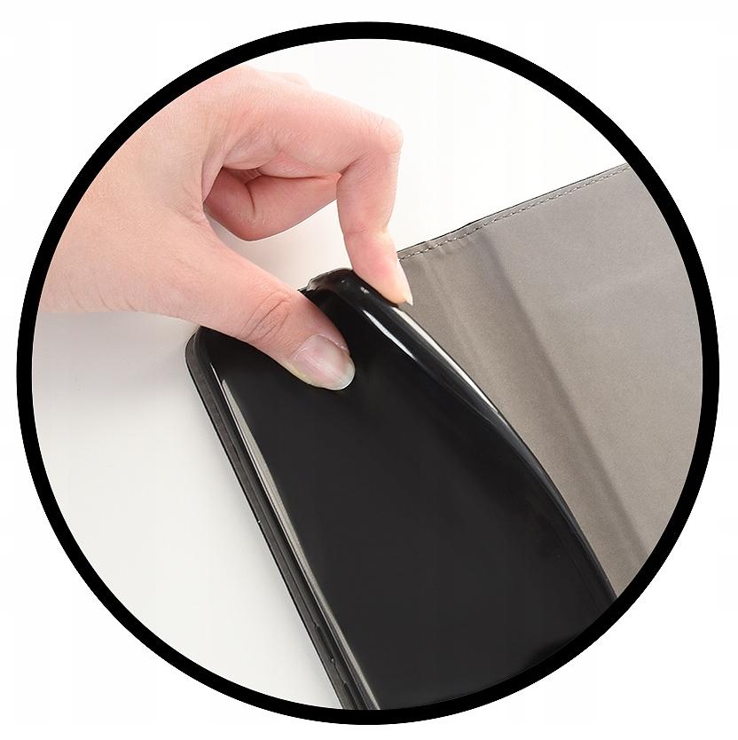 Case for SAMSUNG GALAXY J3 2017 CLOSED SMART MAGNET CASE BLACK + GLASS