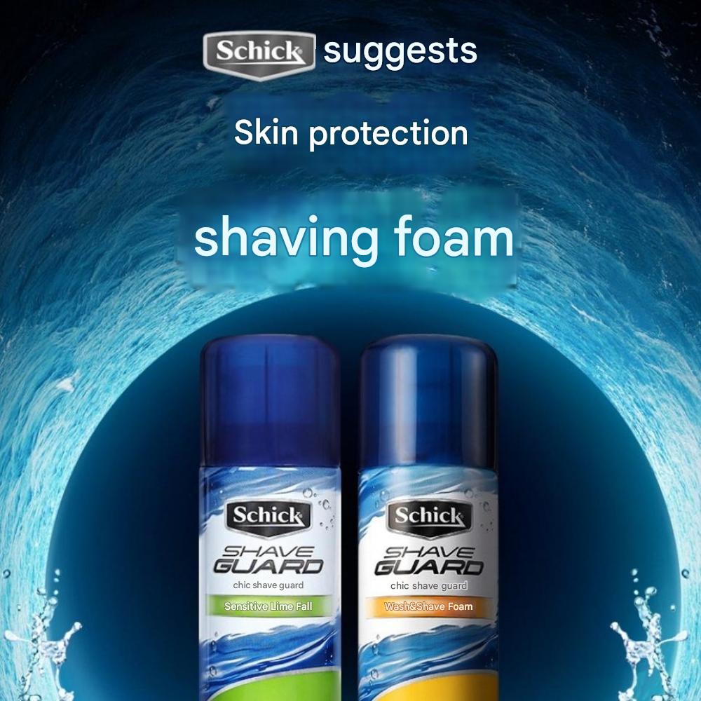 Schick SHAVE GUARD Sensitive Lime Shaving Foam 220ml x 3ea