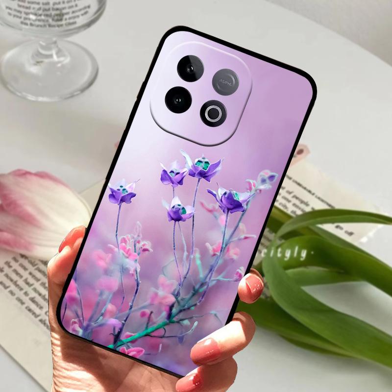 Чехол для Vivo IQOO Z10 Turbo Pro 5G Z10Turbo Модный Покрашенный Чехол Мягкий ТПУ Силиконовый Fundas Для VIVO Y300 GT 5G Чехол-Ракушка для Телефона