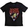 Винтажная футболка Imagine Dragons Скелет Флейта Все размеры от S до 5XL NZL358 Унисекс футболка