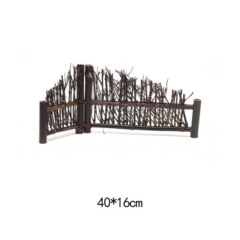 Винтажная бамбуковая тарелка для суши, бамбуковая тарелка-ограда, японская корейская кухня, сашими, суши-лодки, креативная сервировочная тарелка