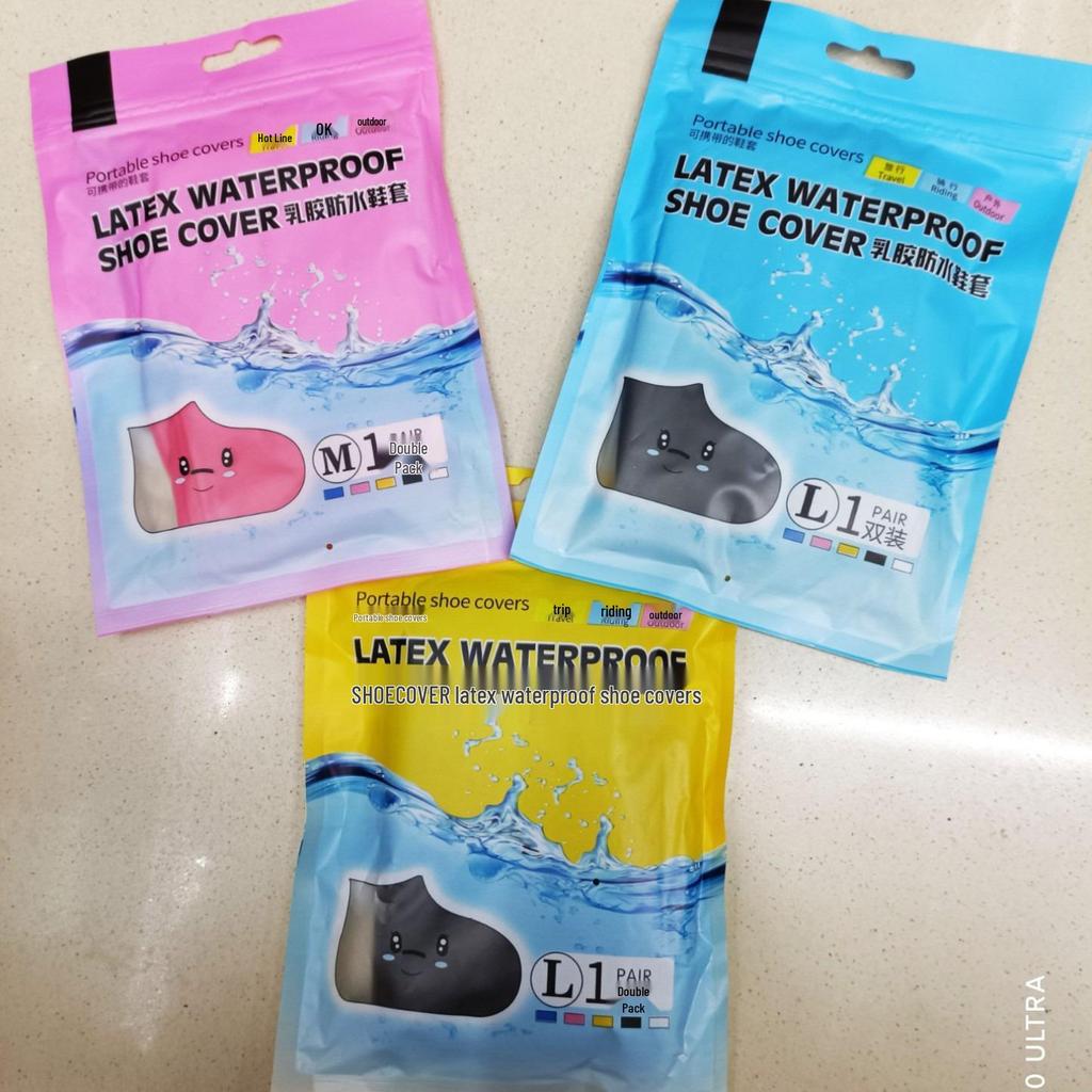 Водонепроницаемые нескользящие снегозащитные износостойкие латексные силиконовые чехлы на обувь для взрослых и детей