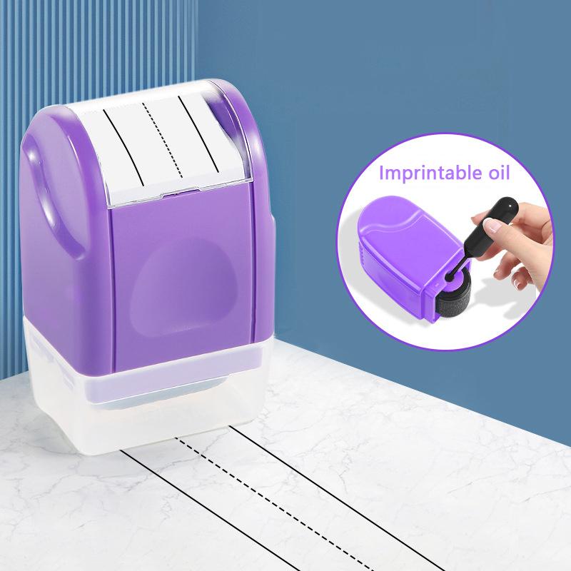 Dashed Handwriting Lines Practice Roller Stamp Self Inking Line Rolling Stamp Teacher Stamp