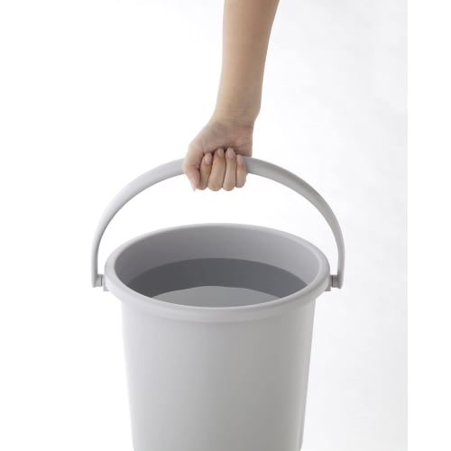 Risu Berg Bucket, Round, Light Gray, 8L, Made in Japan