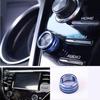 For Toyota Camry 2018- Blue Center Console Multi-Function Knob Cover Alloy