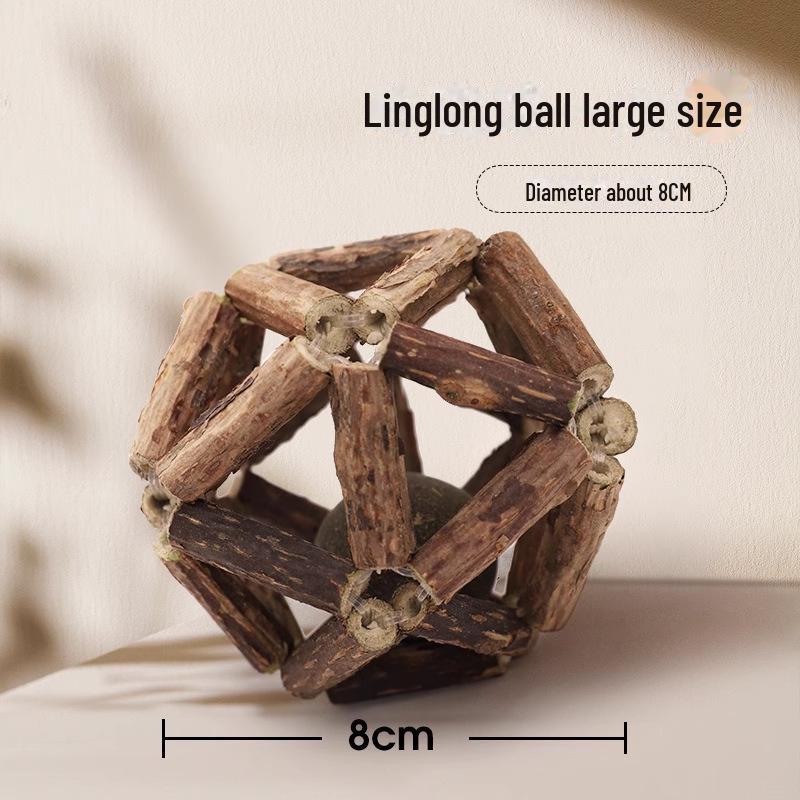 Catnip Ball & Teething Stick: Bite-Resistant, Self-Entertainment Toy for Kittens.