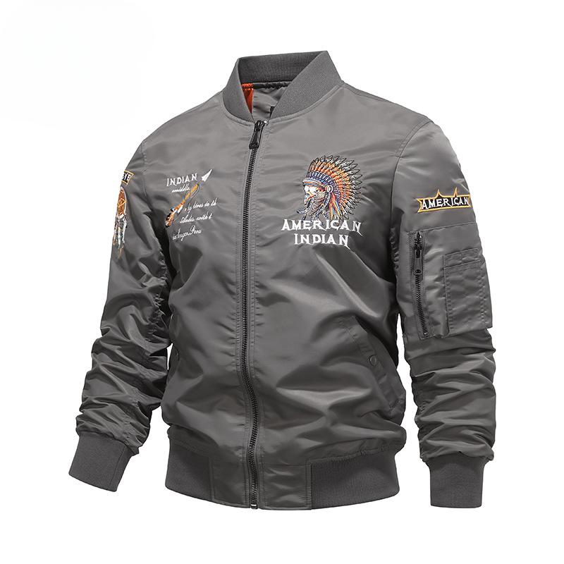 Новая мужская повседневная свободная куртка большого размера, рабочая одежда в корейском стиле, мужская куртка, модный мужской летный костюм