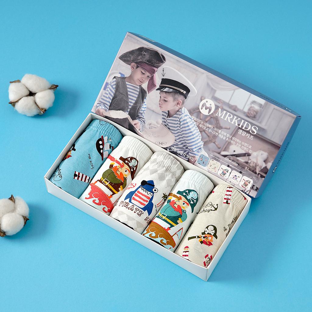 5 шт./лот, детское нижнее белье, хлопковые трусы для мальчиков, детские треугольные трусы с рисунком акулы, дышащие детские трусы, трусы для мальчиков