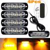 Car Urgent Light Recovery Strobe Flashing 4pcs/light Amber