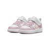 Nike Court Borough Low 2 SE TD White Pink Foam Baby Sneakers DQ0493-100