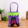 Halloween Tote Bag Witch Black Cat Candy Bag Trick Or Treat Ghost Festival Parti Happy Helloween Day Decor For Kids Gift Bag