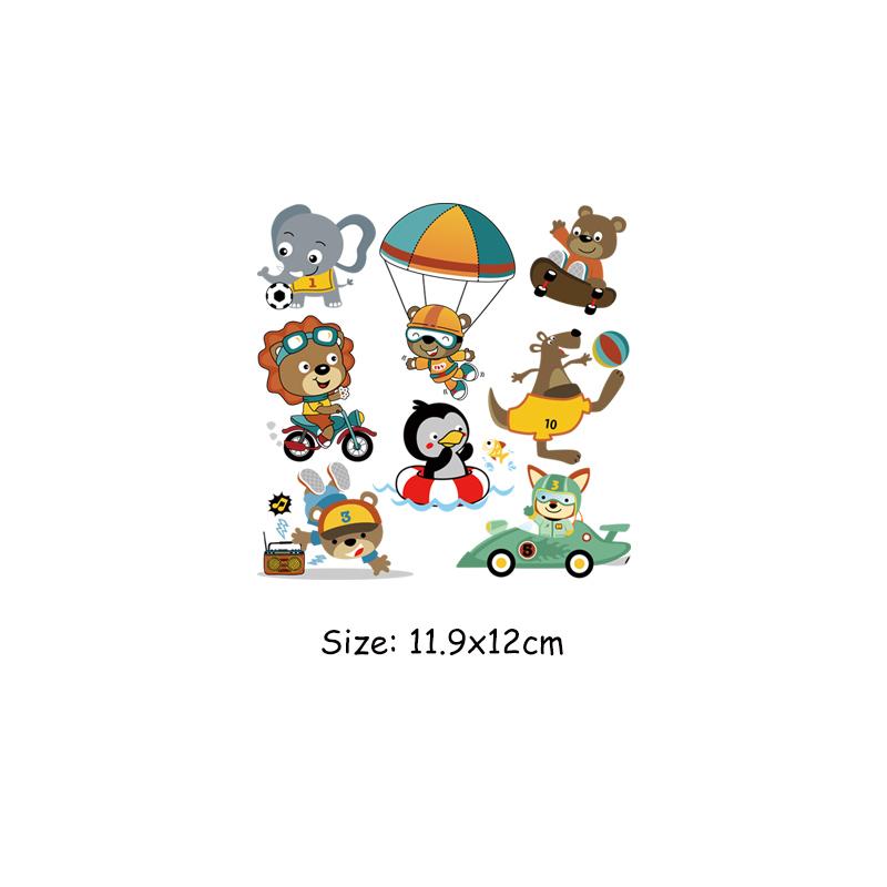 Нашивка с изображением машинок из мультфильма для одежды, детская футболка, наклейки, художественные ремесла, глажка одежды «сделай сам», аппликация, термоклейкая передача, утюг