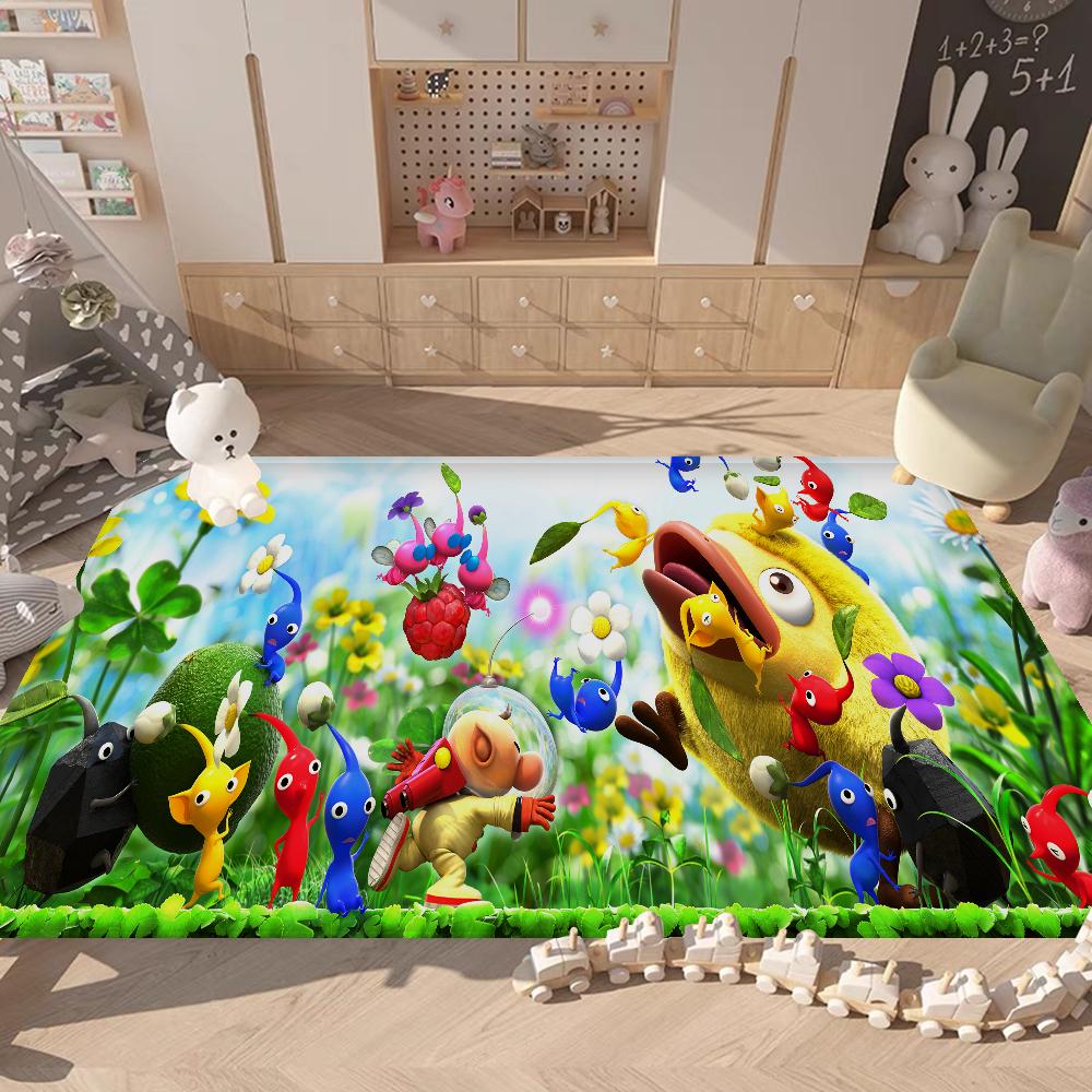 P-Pikmin Игровая комната Кухонный коврик Дешевле Противоскользящий Современная гостиная Балкон Набивной Современный Домашний декор