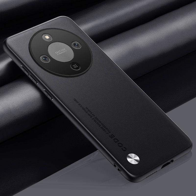 Роскошный чехол из искусственной кожи для Huawei Mate 70 60 40 30 Pro, защитная крышка из мягкого силикона, чехол для телефона