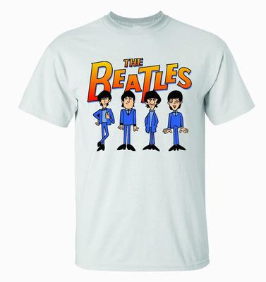 ФУТБОЛКА С МУЛЬТФИЛЬМОМ THE BEATLES Версия 1 Стоящие