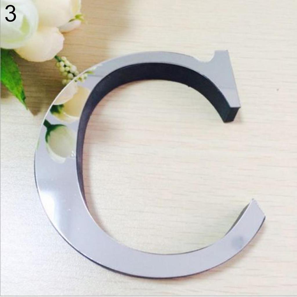 26 English Letters DIY 3D Decal Art Mural Wall Stickers Home Decor