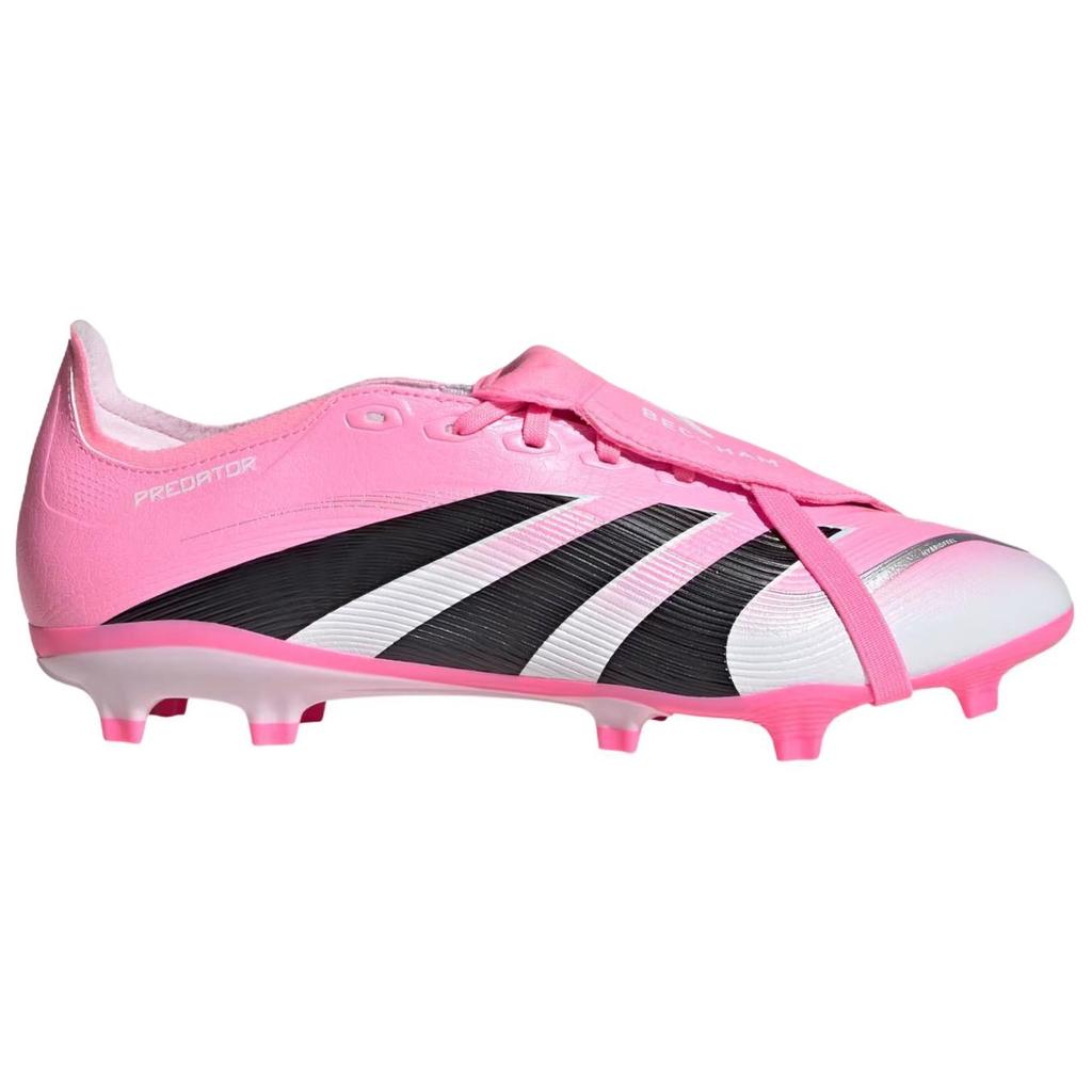 Дэвид Бекхэм x adidas Predator League Отворачивающийся язычок FG MG Кроссовки Унисекс Майами Розовый Луч-розовый Основной черный JI1113