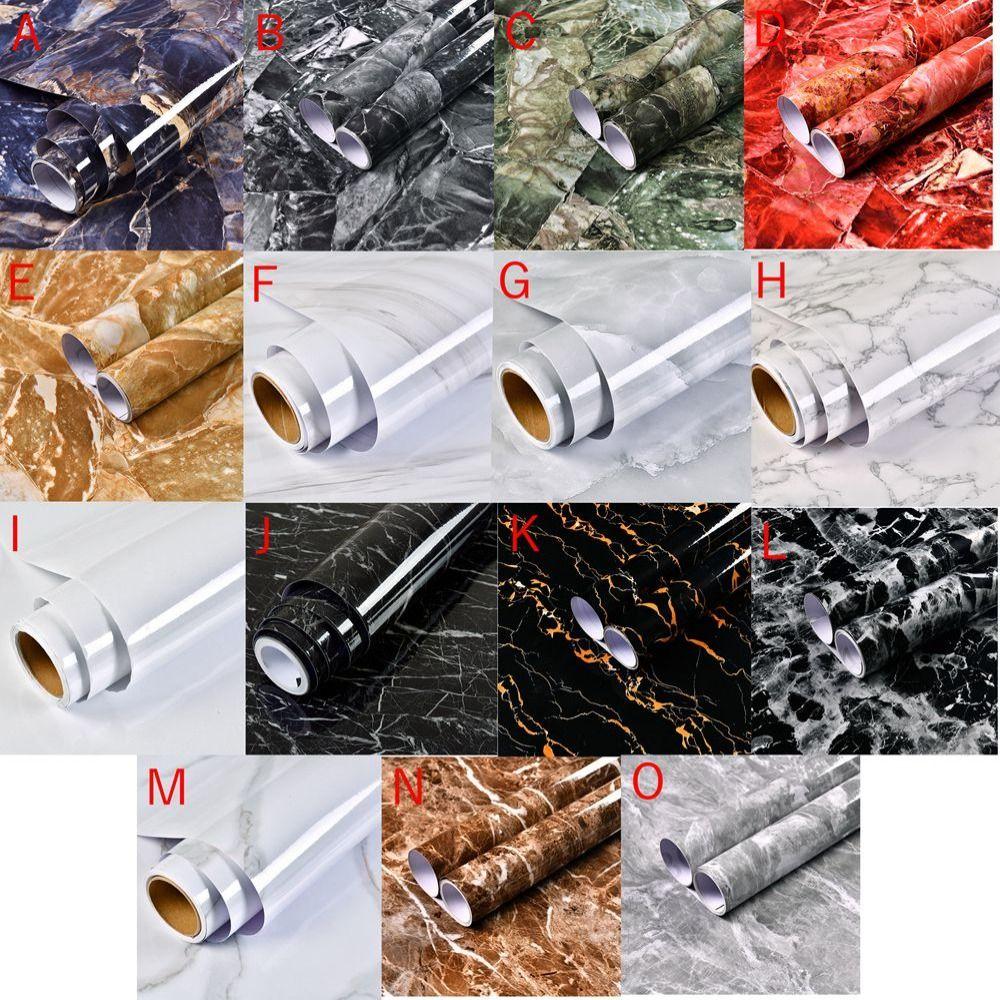 Room Decoration Waterproof For Furniture PVC Cabinet Wall Stickers Wallpaper Decal Decorative Films