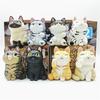 Charming Cat Island Wooden Style Blind Box Cat Figurines Cute Orange Pet Toys