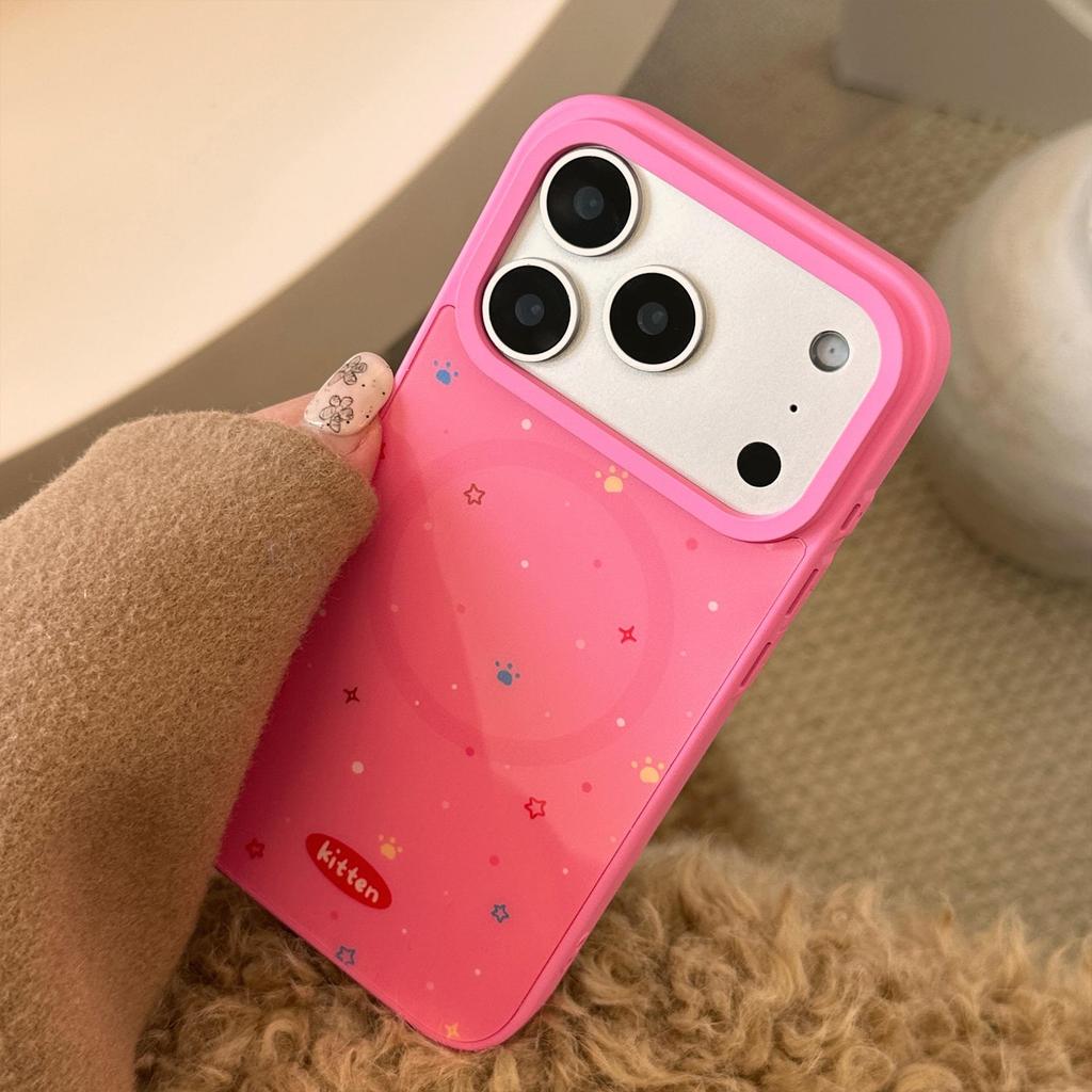 Чехол для телефона с лапками кошки: Совместимо с iPhone 17 Pro Max, iPhone 17, Huawei. Милый дизайн, Магнитный держатель, Прочный жесткий корпус.
