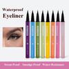 Waterproof Eyeliner Smudge-proof, Transfer-proof, Long-lasting Color Eyeliner Black 8 Colors Available