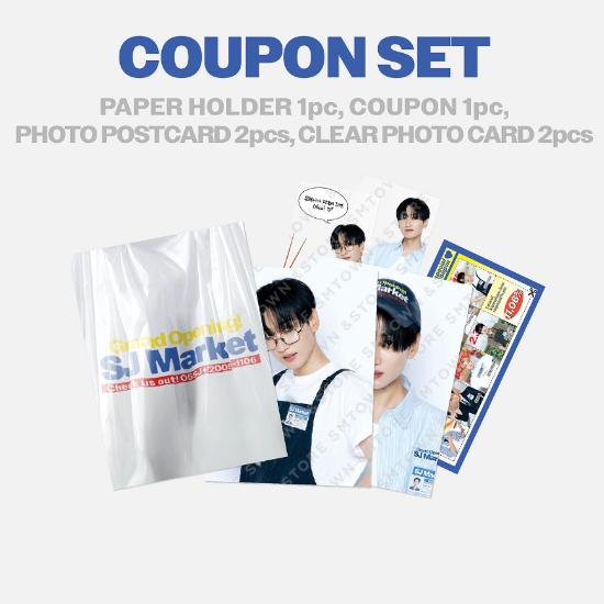 Pre-order SUPER JUNIOR Grand Opening! SJ Market Coupon Set