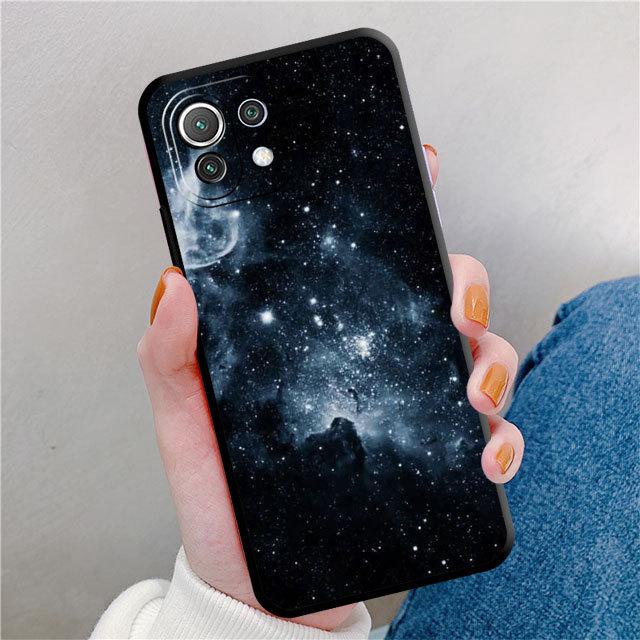 Чехол для телефона Sky Full Moon для Samsung Galaxy A72 S22 Note 20 Ultra 10 Plus 8 9 A32 A22 S20 S21 S22 5g A71, черные матовые чехлы