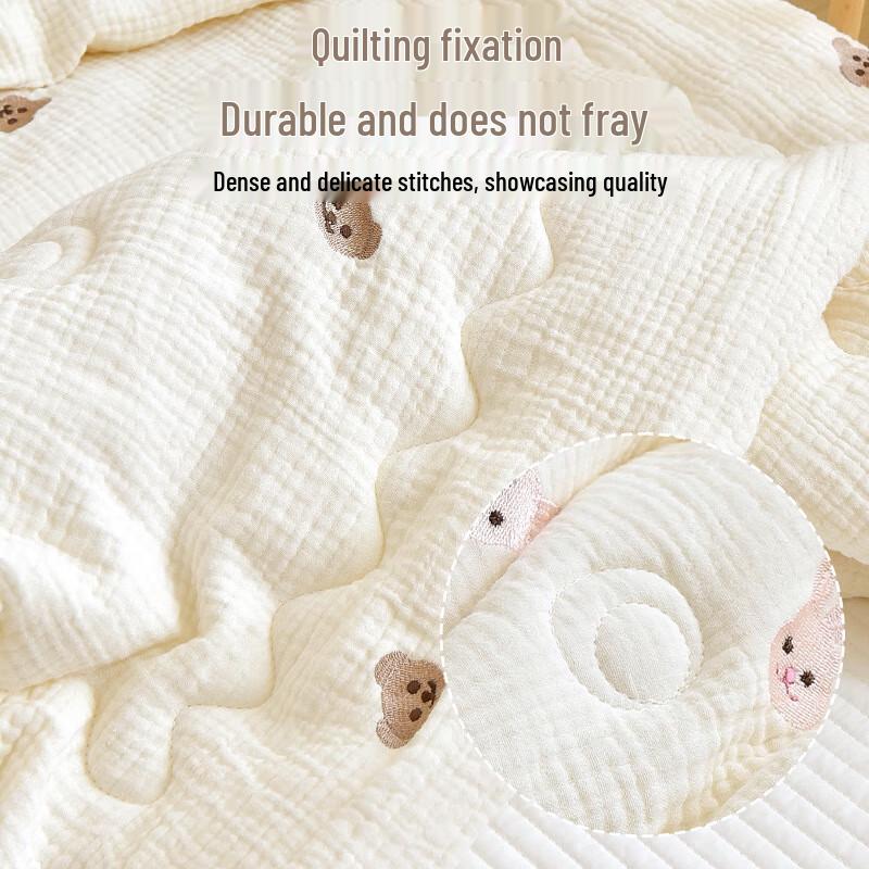 Mling Cotton Gauze Baby & Kids All-Season Quilt