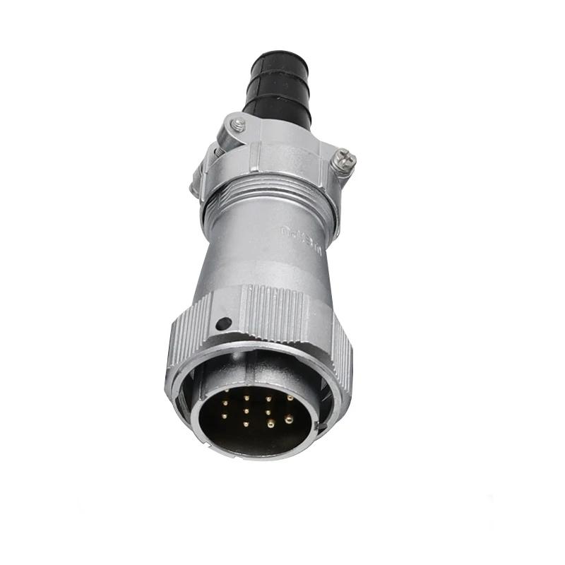 WEIPU WY32 TI+Z Waterproof Solar/Screen/Electronics/Medical Aviation Connector Industrial Plug Socket 4 6 8 10 11 12 13 19 Pin