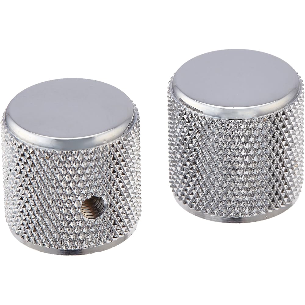 Fender parts Telecaster® /Precision Bass® Knobs, Knurled Chrome