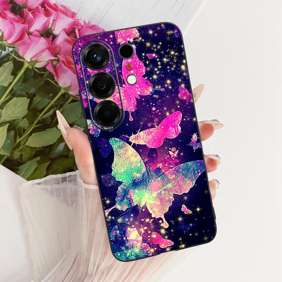 Чехол для Tecno CN5 Чехол для Tecno Camon 50 4G Модный Бабочка Милый Кот Крутой Расписной Мягкий Чехол для Телефона Для Techno Camon50 4G