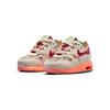 CLOT x Nike Air Max 1 TD Kiss of Death 2021 Детские кроссовки Коричневый Сетка Насыщенно-красный DH2492-100