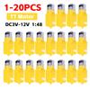 1-20PCS Dual Shaft Geared Motor Gearmotor DC 3-12V Smart Car Motor for Smart Car Robot 1:48 Plastic TT Motor Tire Wheel