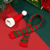 Clothes Dollhouse Accessories Doll Scarf Hat Knitted Scarves Mini Christmas Caps Handmade Material