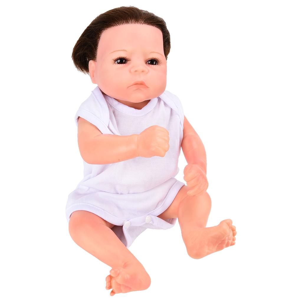 18 Inches Realistic Newborn Baby Boys Dolls Lifelike Full Vinly Body Washable Baby Doll with