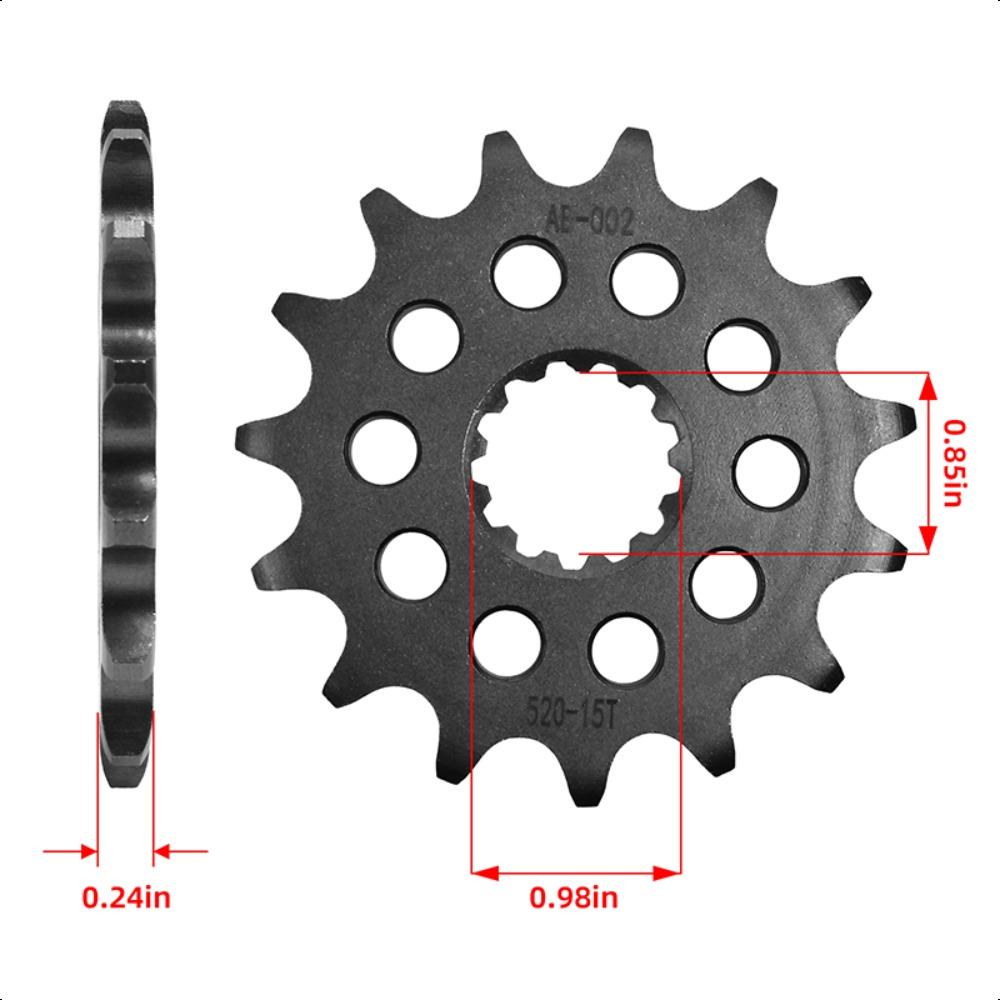 520-14T 520 46T Front Sprocket Gear Wheel for Suzuki SFV650 AZ Gladius 2013 SFV650 K9 -2015 SV650 L9,M0-M4 -2024 SV 650