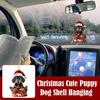 Creative Christmas Tree Pendants Car Interior Decorations Dog Cute Christmas Pendants A Bag New Car Decorations Year In Han H9E6