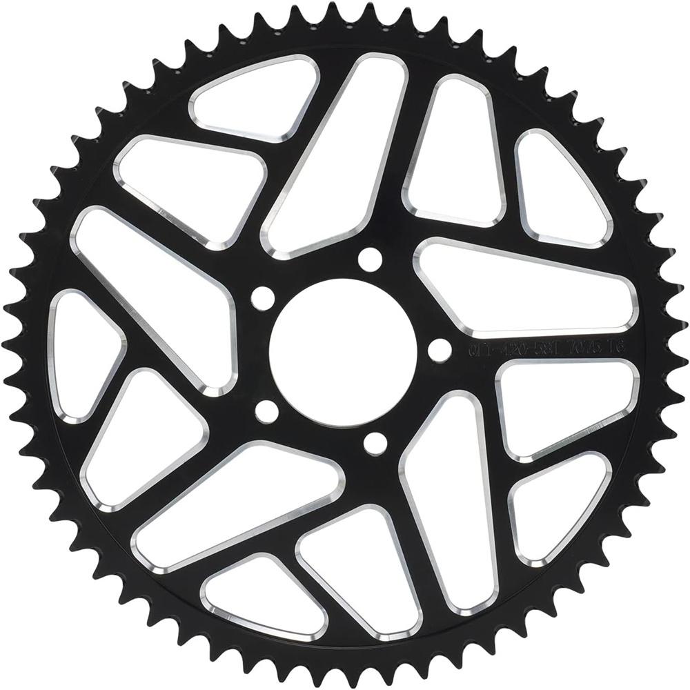 Звездочка из алюминиевого сплава 58T для электробайка Sur Ron Surron Light Bee S/X, черный