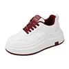 White Shoes Platform Wedge Women Spring Autumn Vulcanize Chunky Sneakers Shoes Breathable Comfortable