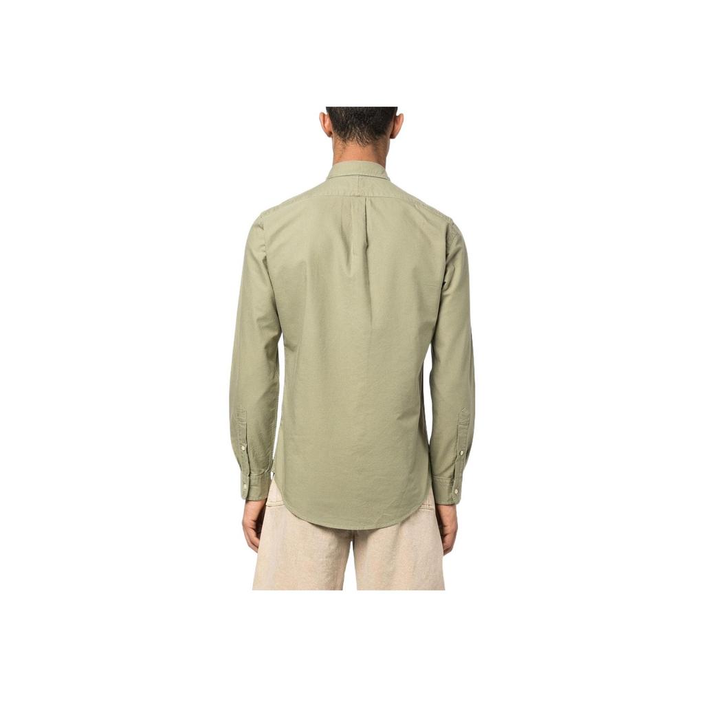 Polo Ralph Lauren Ss23 Solid Logo Label Polo Shirt Men Shirts Sage-Green 710804257-032