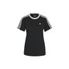 Essentials 3-Stripes T-Shirt Black/White Women Streetwear GS1379