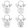 Stainless Steel School Graduate Pendant Gifts Engraved Commemorative Keyring  Celebrate Party