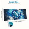 SSC Napoli Custom Name Large Size Mouse Pad Large Gaming Table Cushion Non-slip Laptop Tablet Big Mousepad XXL Mat Mini PC Playmat With Lock edge