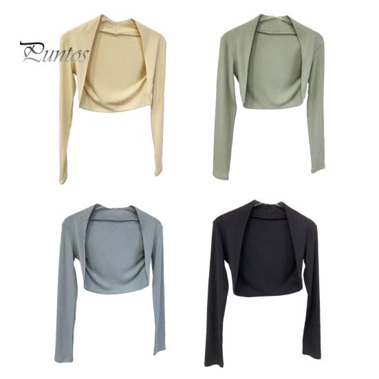 Солнцезащитная одежда, однотонная, с длинным рукавом, облегающая, солнцезащитная куртка, универсальный однотонный костюм для танцев и йоги