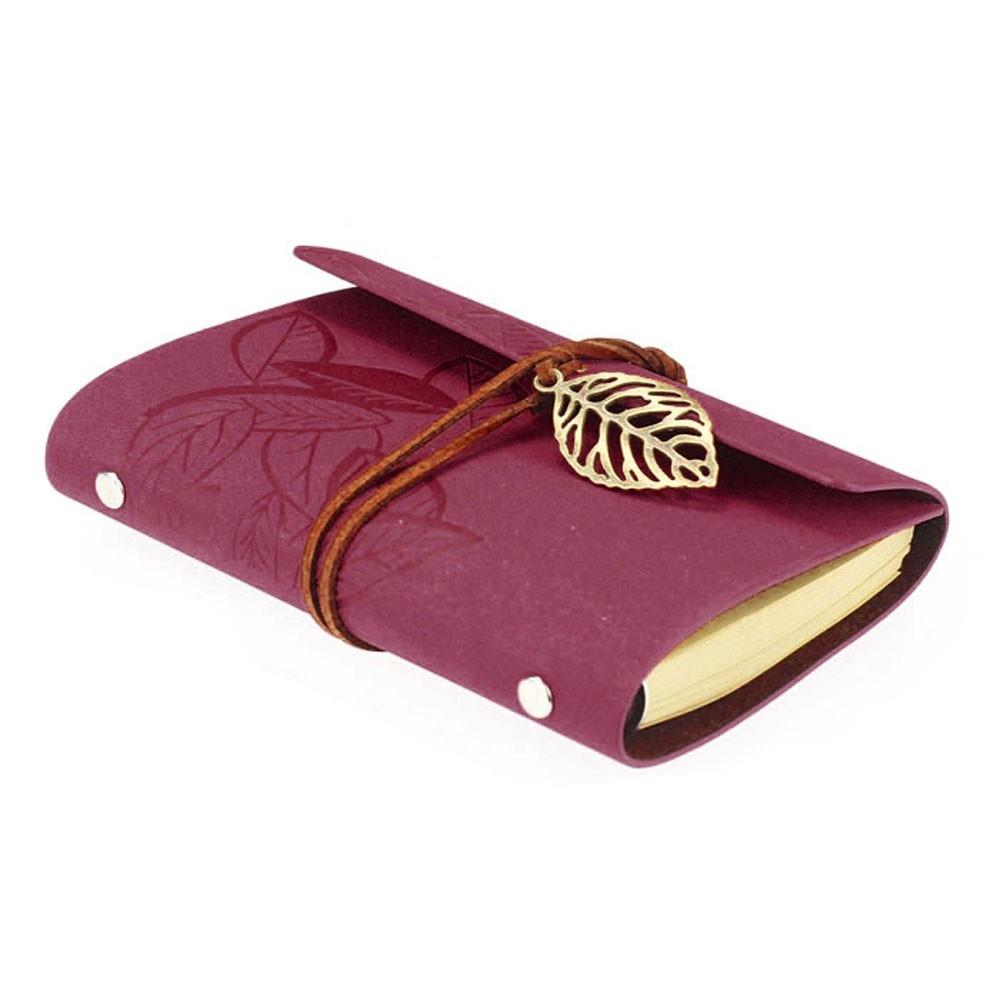 Retro Personality Leather Notebooks Journal Notepads Ring Binder Diary Notebook