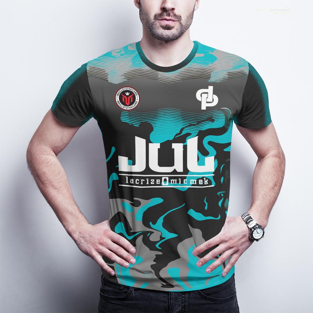 Новая летняя футболка Maillot JUL Tchikita для молодежи, дышащая, быстросохнущая, с коротким рукавом, для тренировок по футболу, для мужчин и женщин