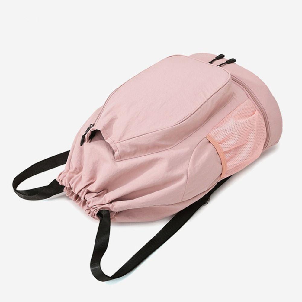 With Shoes Pocket Badminton Sports Bag Drawstring Fitness Bag  Exercise Gym Equipment