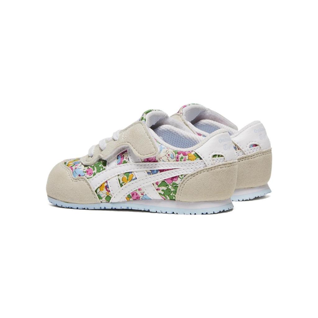 ONITSUKA TIGER Serrano Удобные Универсальные Нескользящие Прочные Низкие Кроссовки для Ходьбы Детские кроссовки Бежевый Красный 1184A202-020