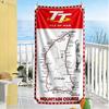 Isle Man Tt Beach Towel Soft Durable Quick-Dry Comfortable Lightweight Suitable for Swimming, Gym, Camping, Yoga Vacation