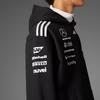 Adidas X Mercedes-Amg Petronas F1 Team Ss25 Удобный Универсальный Повседневный Полосатый Свитшот с Длинным Рукавом Мужской свитшот Черный JW5385